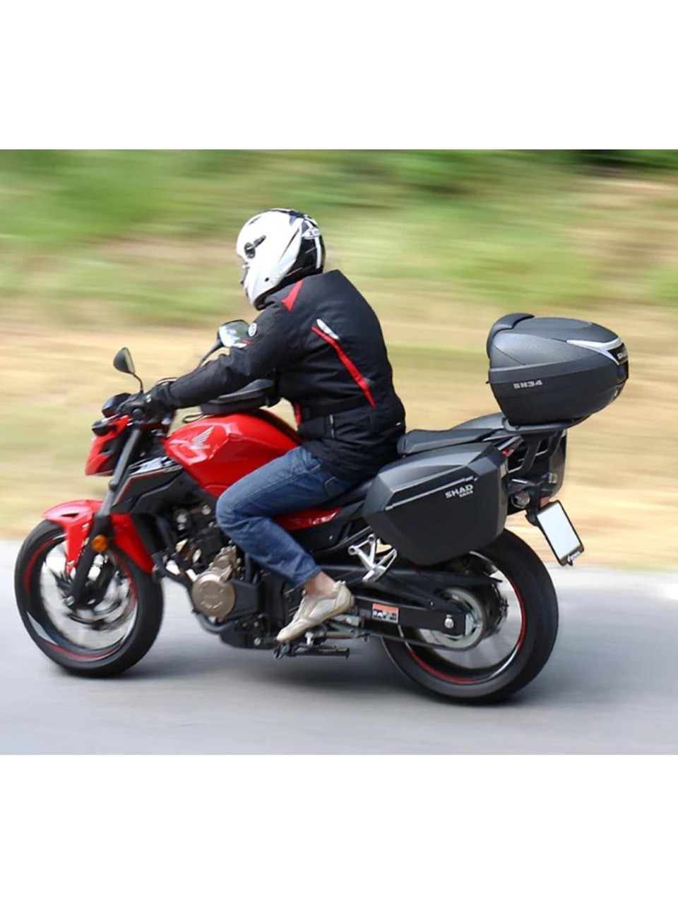 SHAD SH23 YAN ÇANTA - SİYAH